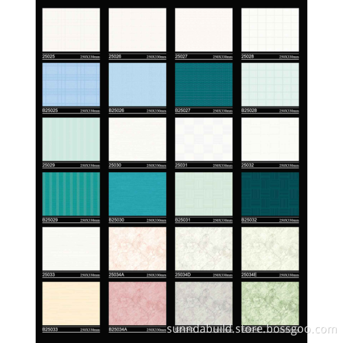 Sunnda 25x33 cheap bathroom kitchen interior wall tiles